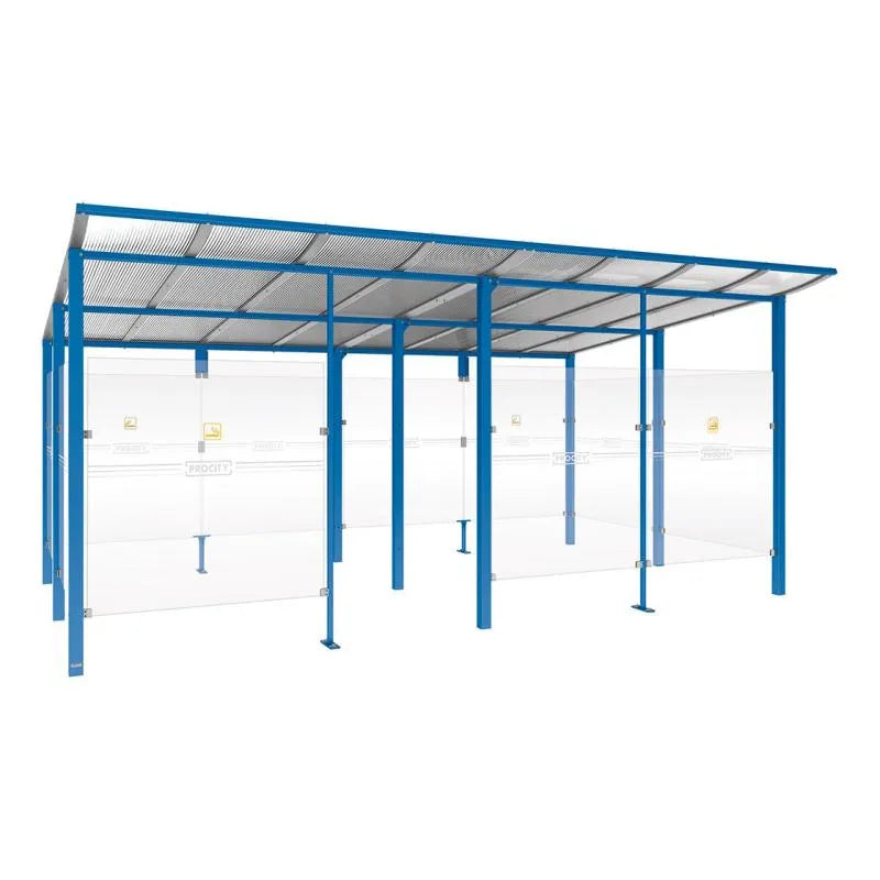 Abri fumeurs aluminium Modulo Procity