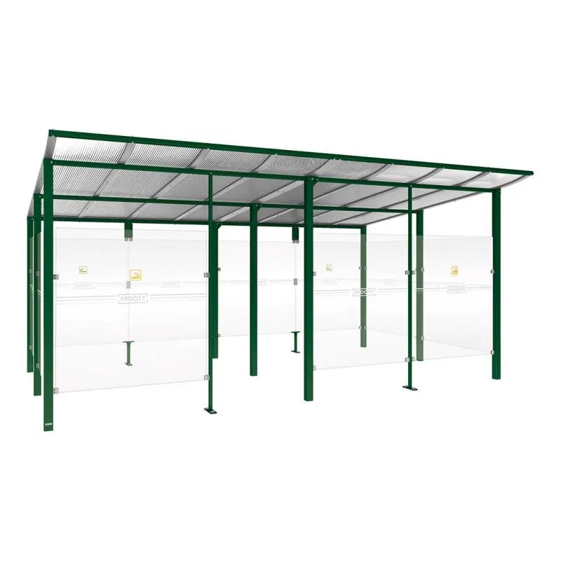 Abri fumeurs aluminium Modulo Procity
