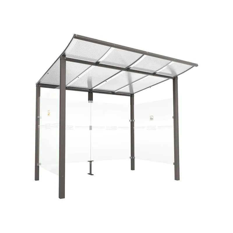 Abri fumeurs aluminium Modulo Procity