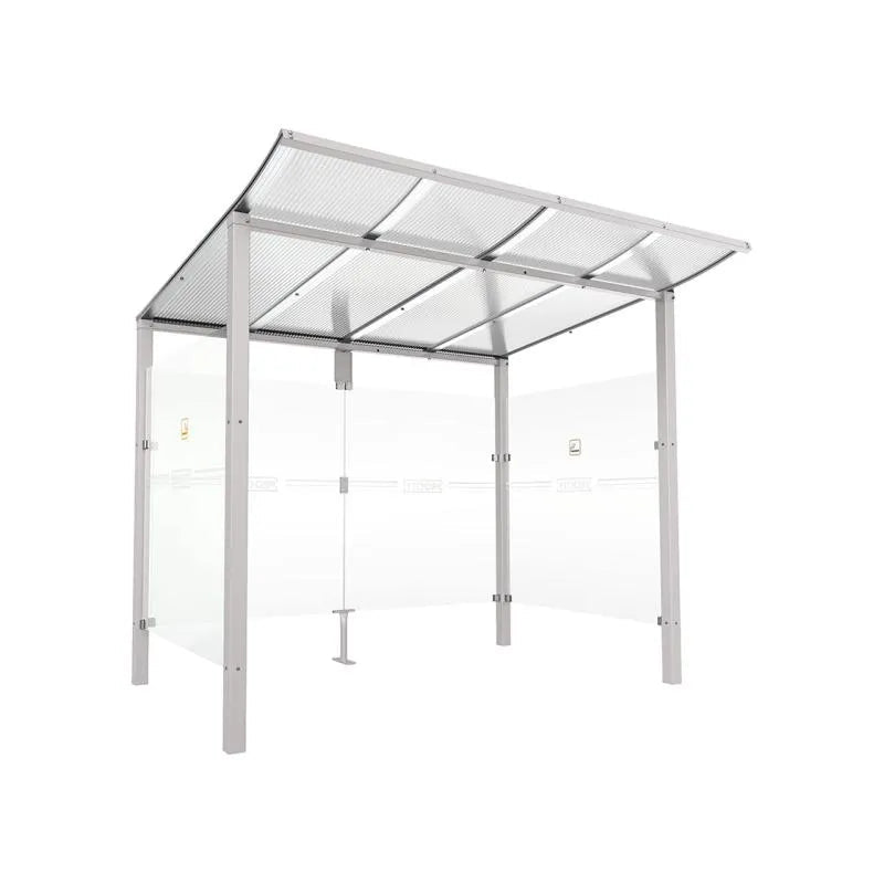 Abri fumeurs aluminium Modulo Procity