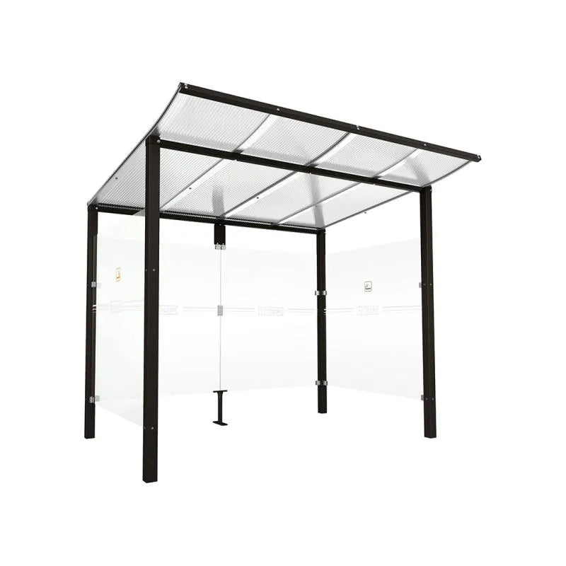 Abri fumeurs aluminium Modulo Procity