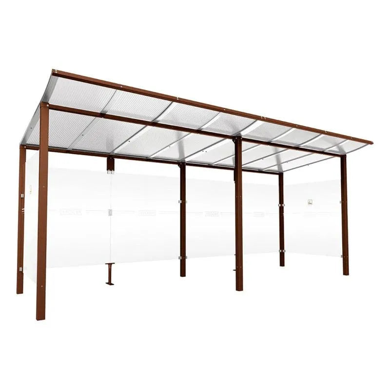 Abri fumeurs aluminium Modulo Procity