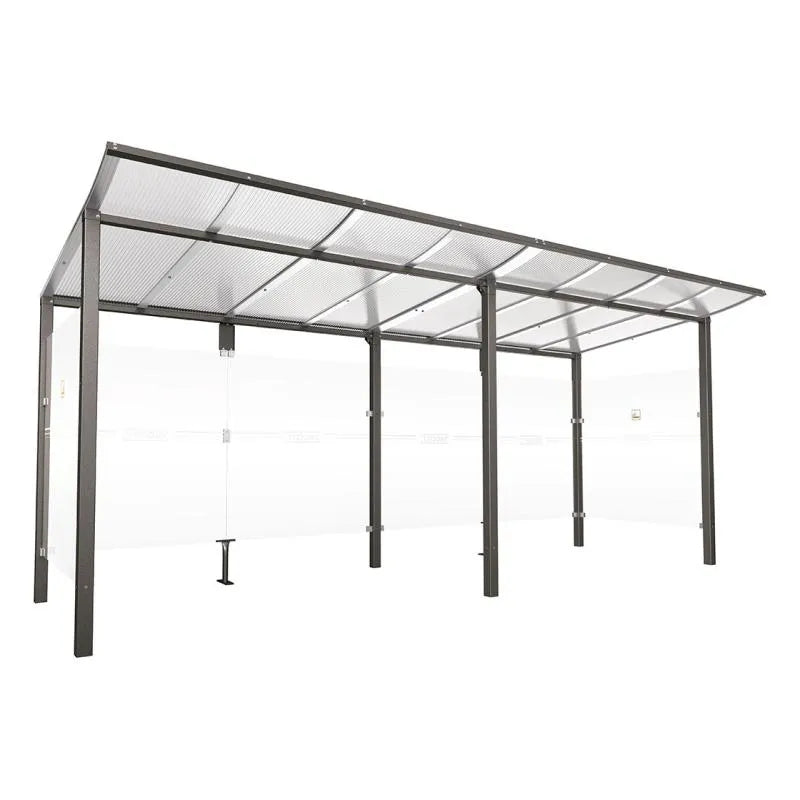 Abri fumeurs aluminium Modulo Procity