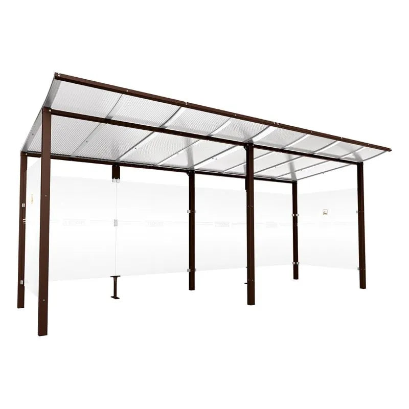 Abri fumeurs aluminium Modulo Procity
