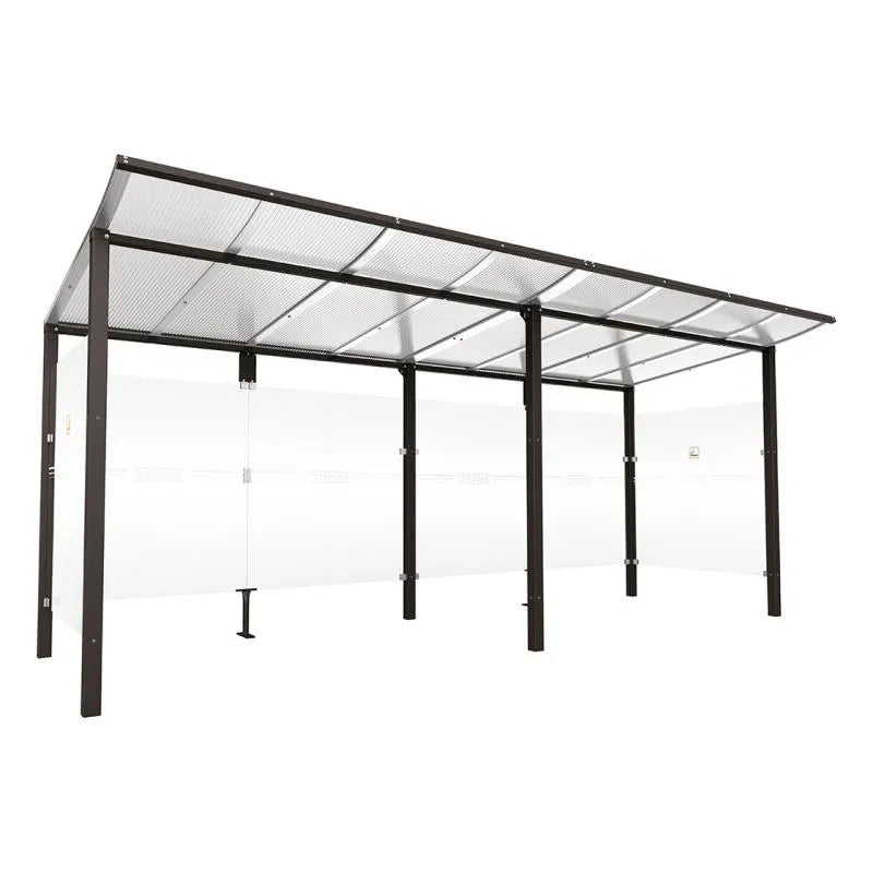 Abri fumeurs aluminium Modulo Procity