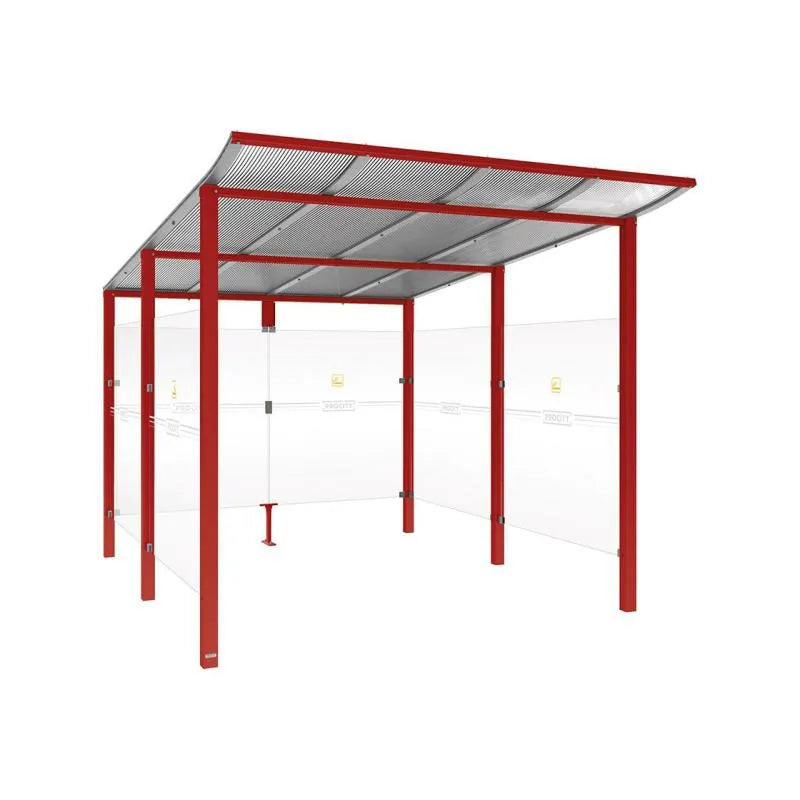 Abri fumeurs aluminium Modulo Procity