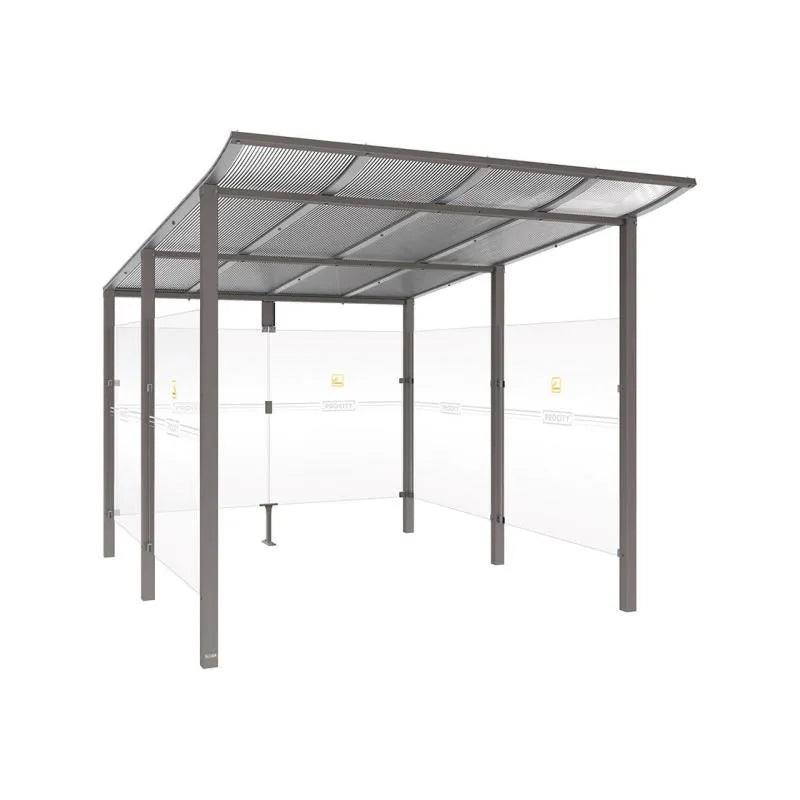 Abri fumeurs aluminium Modulo Procity