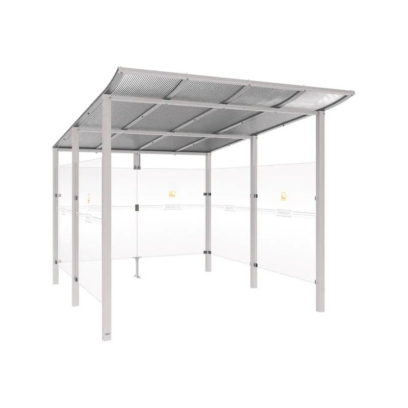 Abri fumeurs aluminium Modulo Procity