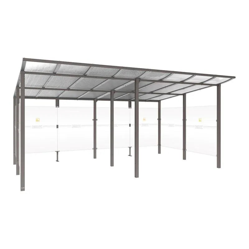 Abri fumeurs aluminium Modulo Procity