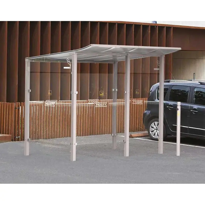 Abri fumeurs aluminium Modulo - France Collectivités