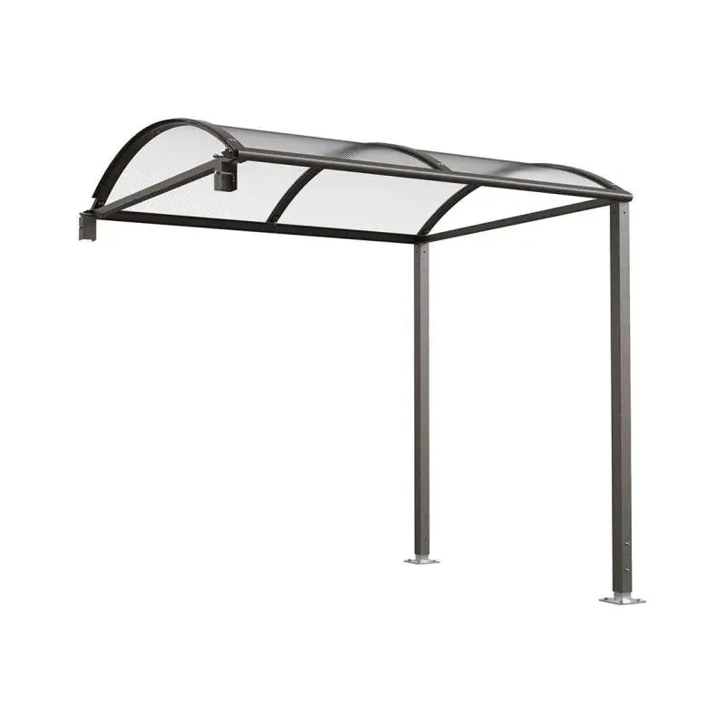 Abri vélos voûte "M" bardage polycarbonate Procity