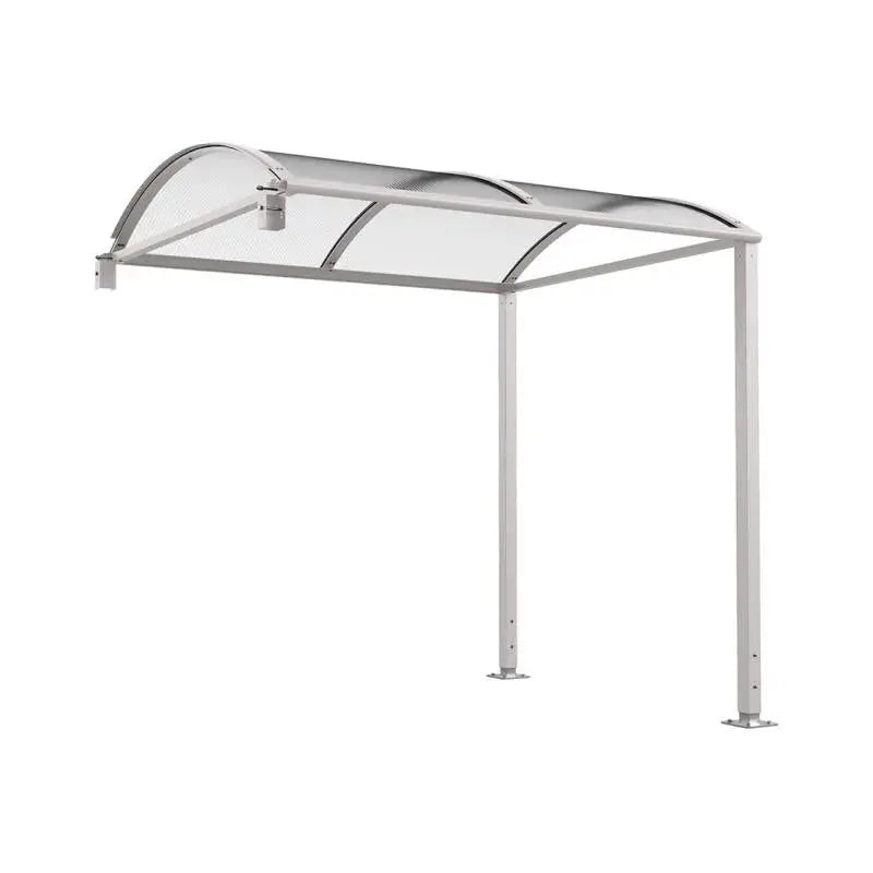 Abri vélos voûte "M" bardage polycarbonate Procity