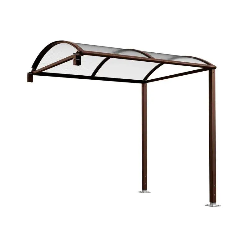 Abri vélos voûte "M" bardage polycarbonate Procity