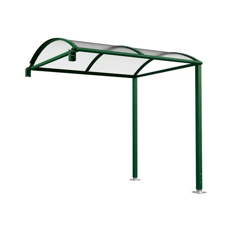 Abri vélos voûte "M" bardage polycarbonate Procity