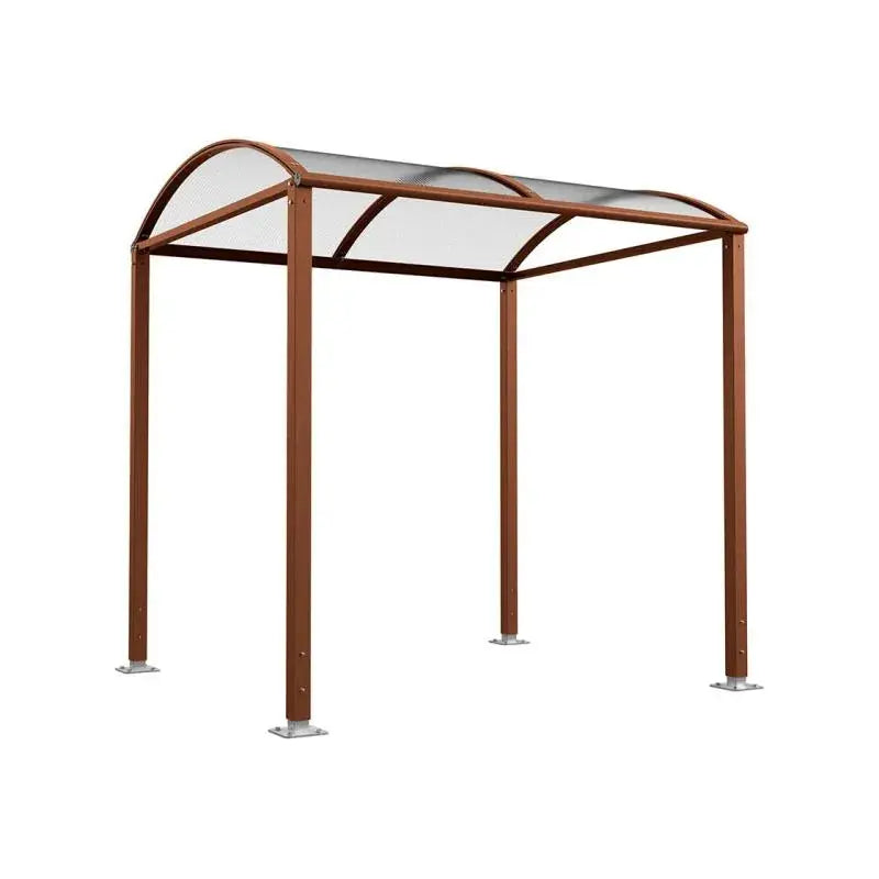 Abri vélos voûte "M" bardage polycarbonate Procity