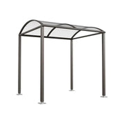 Abri vélos voûte "M" bardage polycarbonate Procity