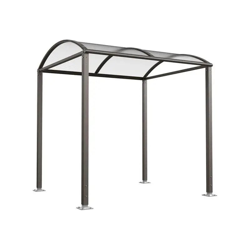 Abri vélos voûte "M" bardage polycarbonate Procity