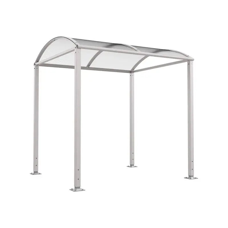 Abri vélos voûte "M" bardage polycarbonate Procity