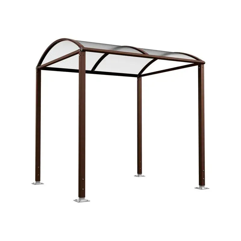 Abri vélos voûte "M" bardage polycarbonate Procity