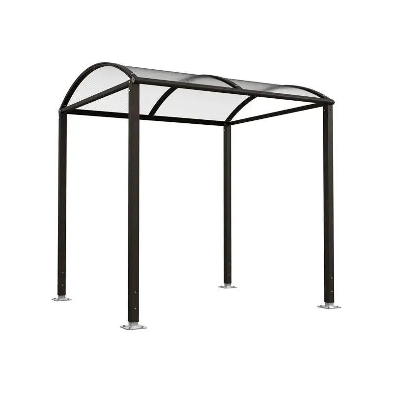 Abri vélos voûte "M" bardage polycarbonate Procity