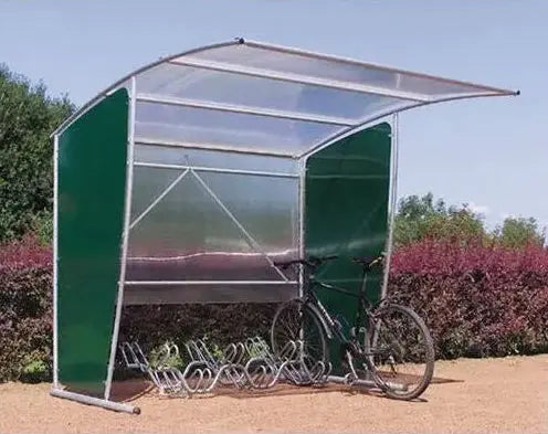 Abri vélos motos modulable polycarbonate Mottez