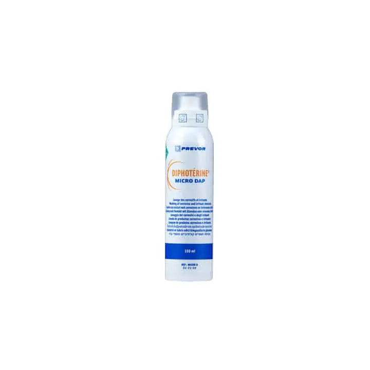 Aérosol Diphotérine 100 ml en aluminium pour décontamination des projections chimiques sur les mains