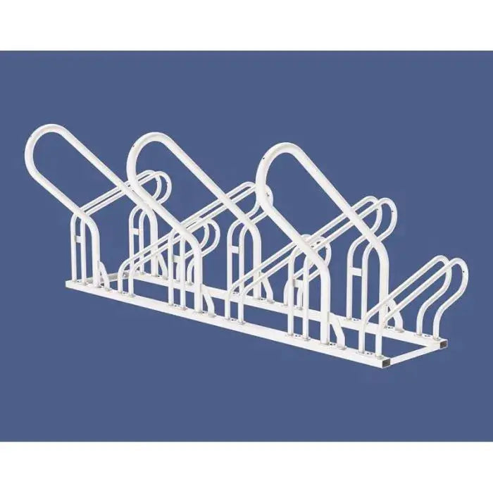 Support cycles Optimum 6 places robuste pour stationnement organisé des vélos