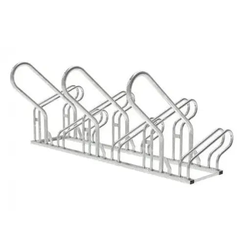 Range-vélos Optimum 6 emplacements avec fixation au sol par perçage Ø12 mm