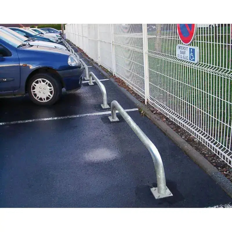 Arceau bas de protection industrie Ø 60 mm sur platines - France Collectivités