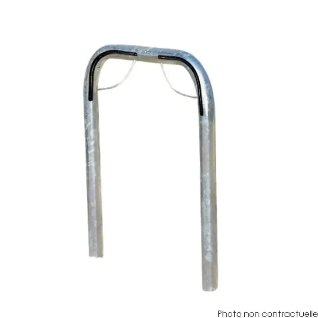 Arceau range vélo Mottez galvanisé à sceller, 2 places