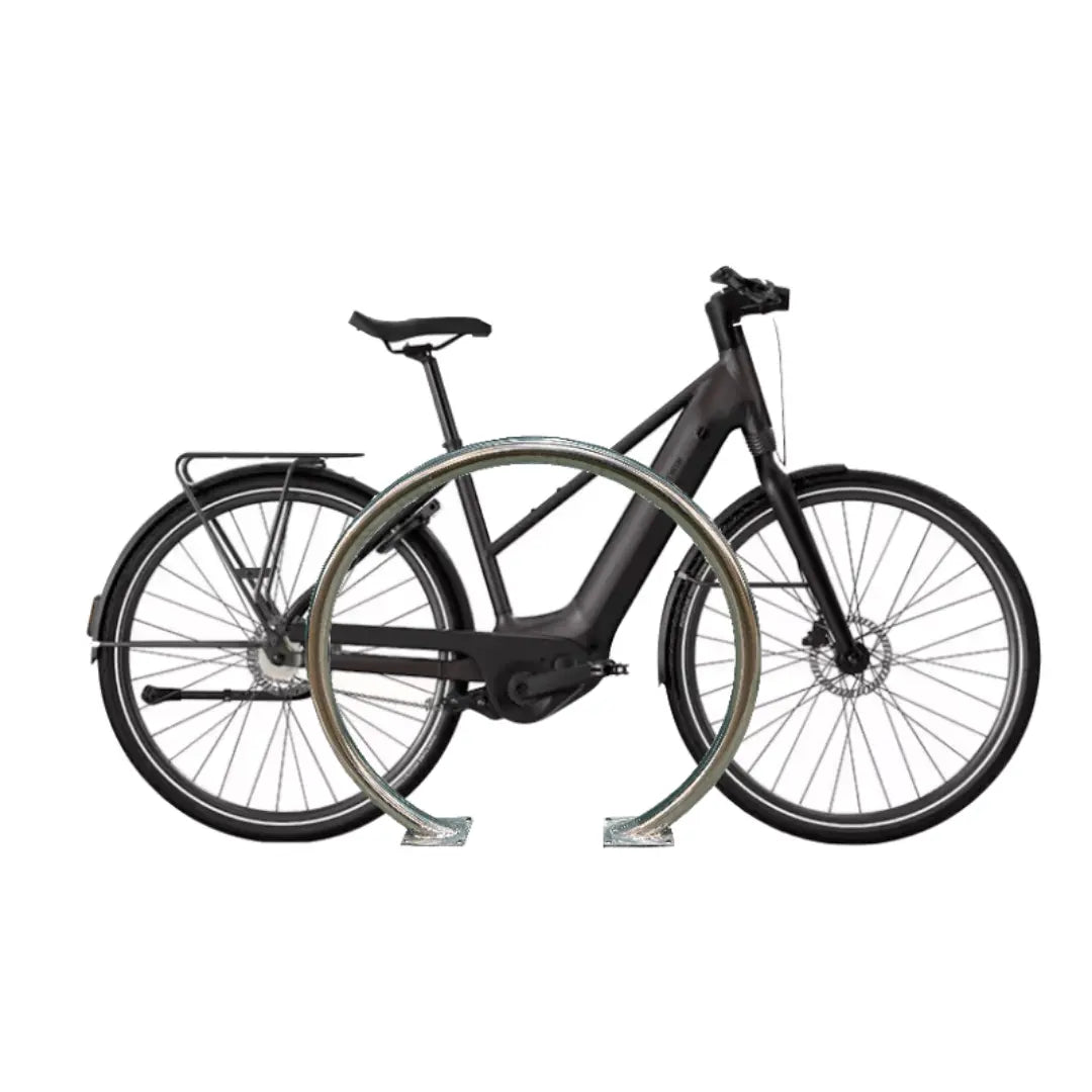 Arceau vélo en inox - support rond - France Collectivités