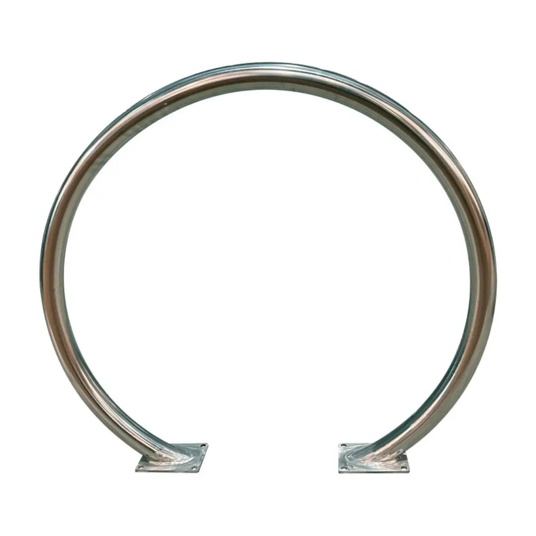 Arceau vélo en inox - support rond - France Collectivités