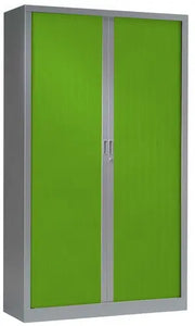 Armoire haute à rideaux Fun 1,98 m avec structure monobloc ultra rigide et grande capacité de rangement professionnel