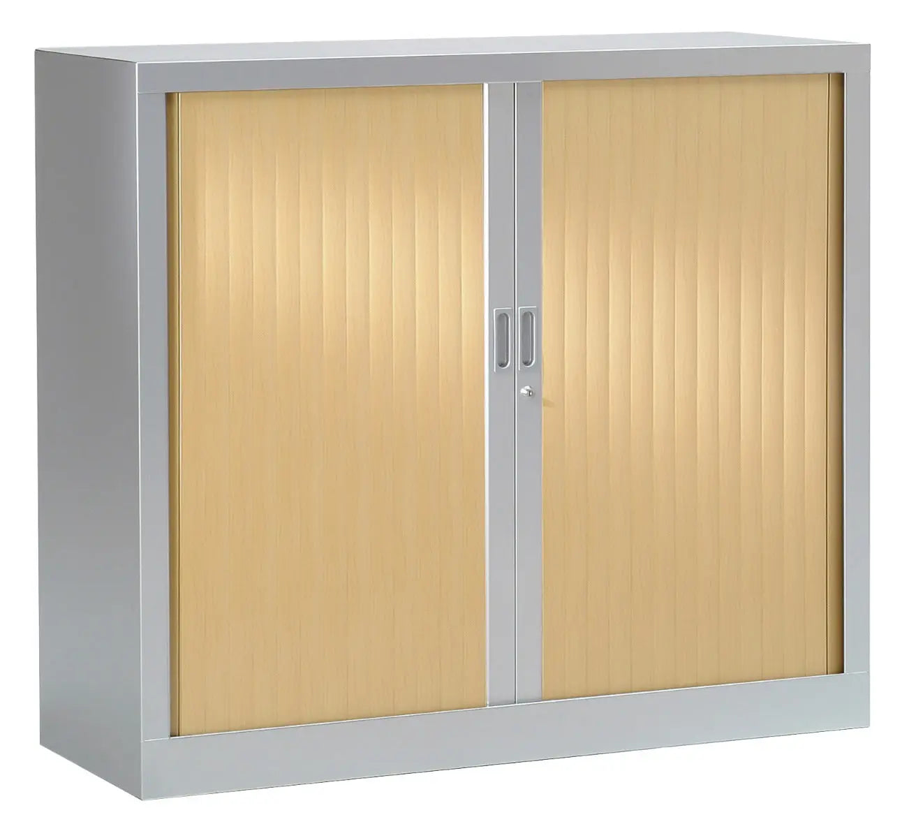 Armoire basse à rideaux bois 1.00 x 1.20 m france collectivités