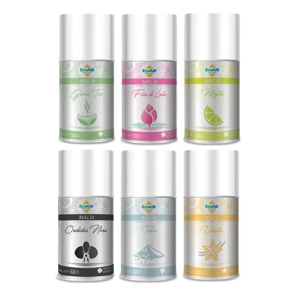 Assortiment de recharges de parfum aérosol 250 ml – France Collectivités