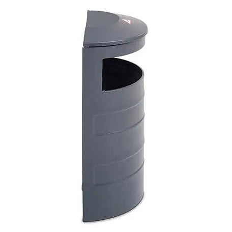 Corbeille acier murale 40L Australia Relief