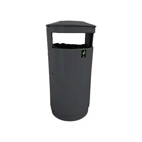 Corbeille acier 80L Australia Slide tri sélectif 1 flux