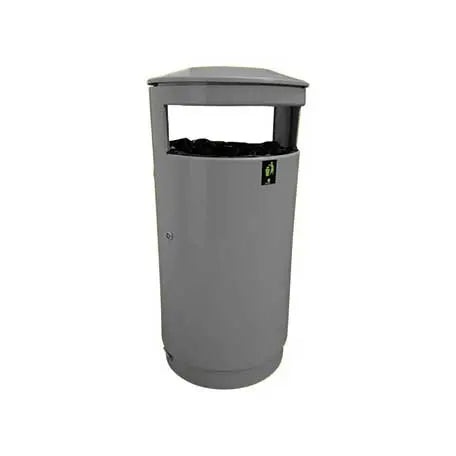Corbeille acier 80L Australia Slide tri sélectif 1 flux