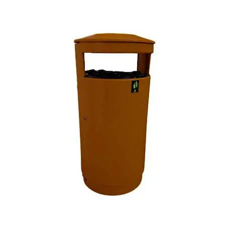 Corbeille acier 80L Australia Slide tri sélectif 1 flux