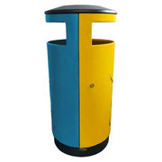 Corbeille acier Australia Wild tri sélectif 2x40L
