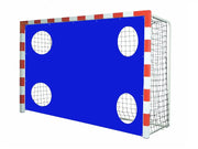 Bâche d'entraînement aux tirs pour but de handball 3 × 2 m, PVC, cibles Ø 50 cm