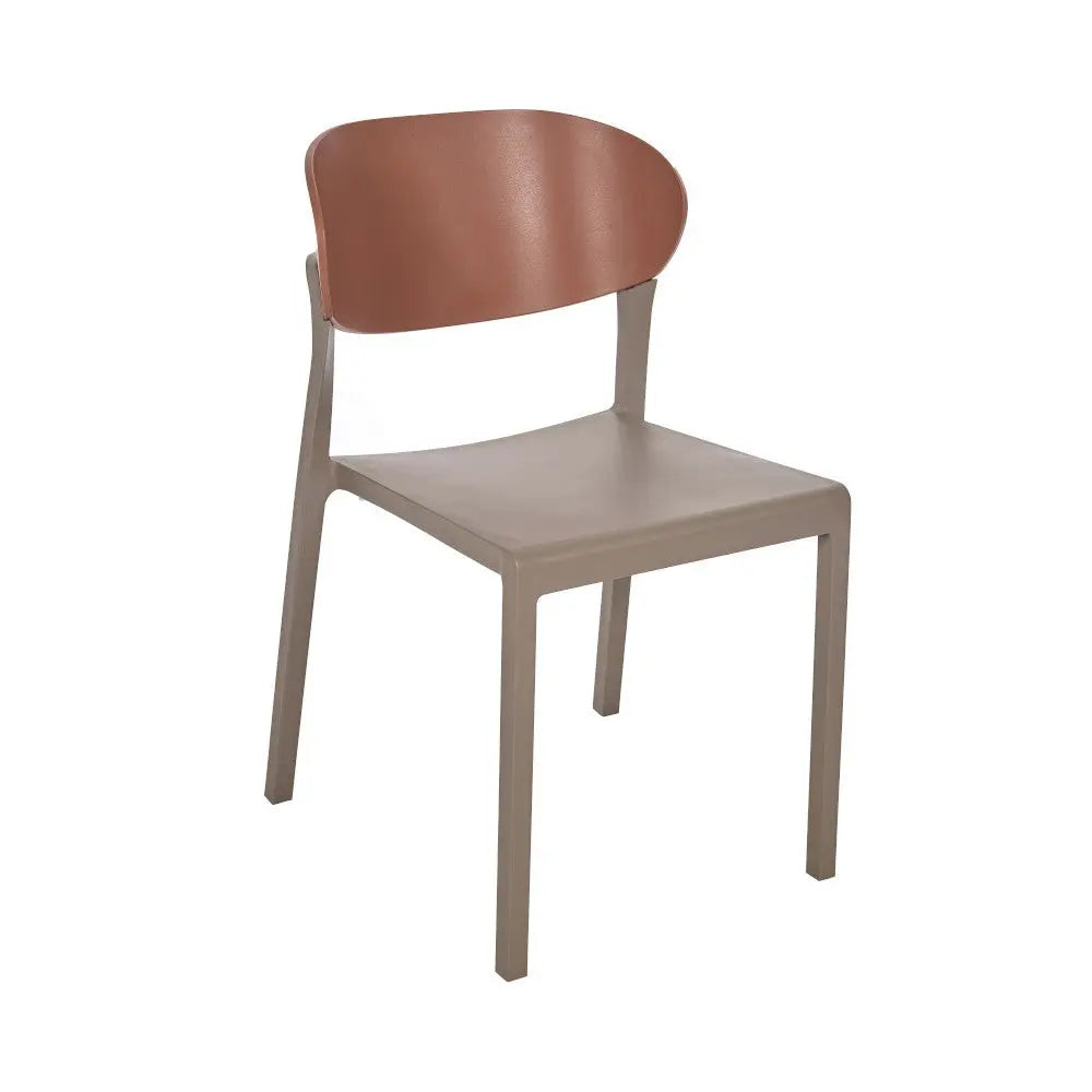 Chaise polypro bicolore bake - France Collectivités