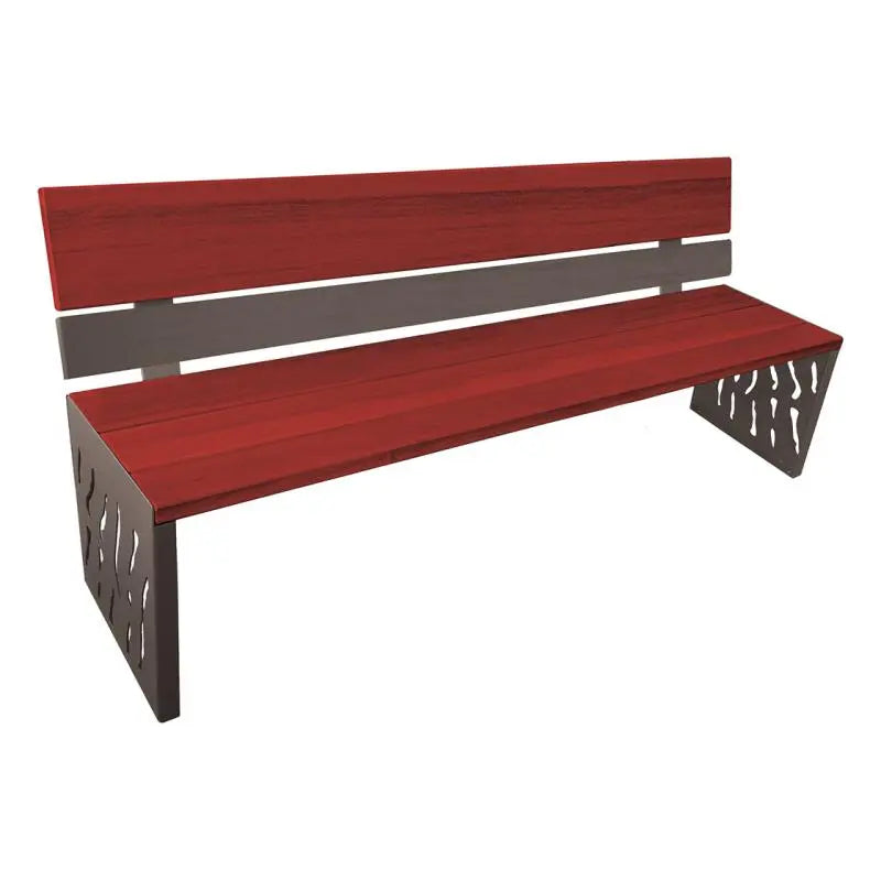 Banc bois et acier Venise