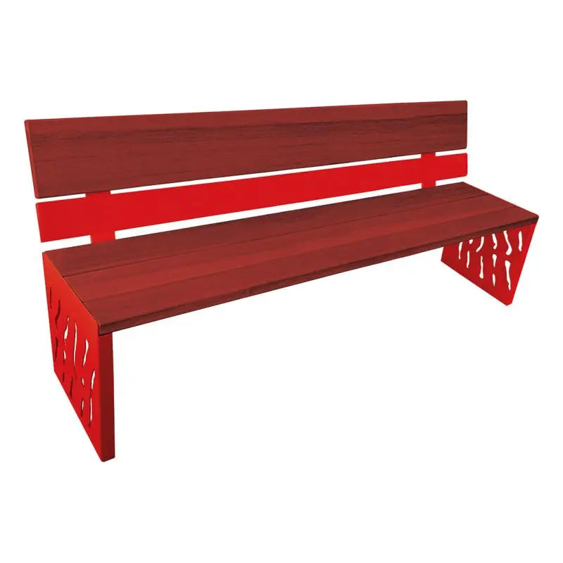 Banc bois et acier Venise