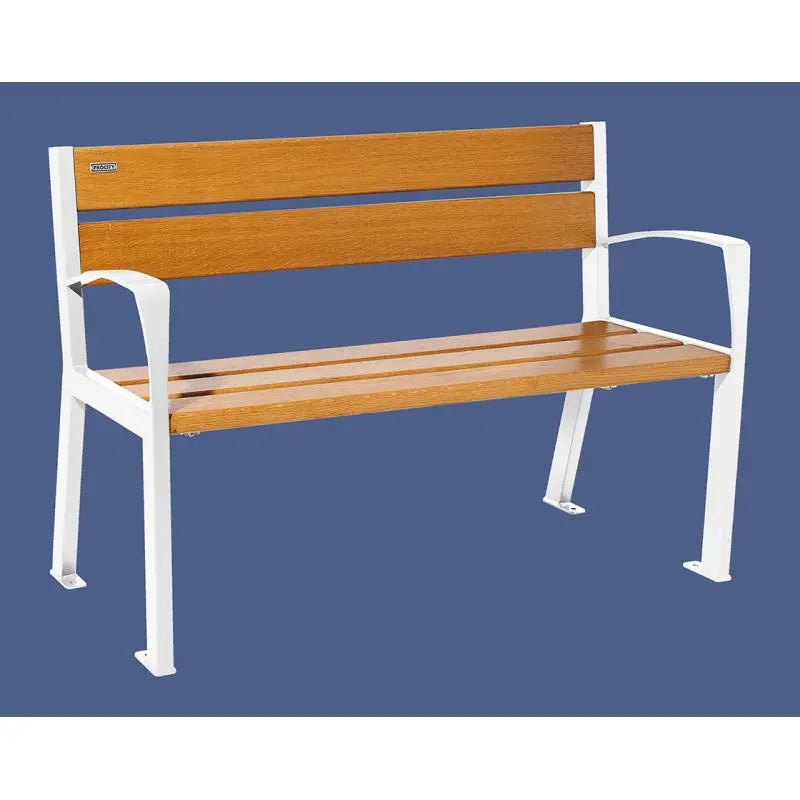 Banc bois et acier Silaos