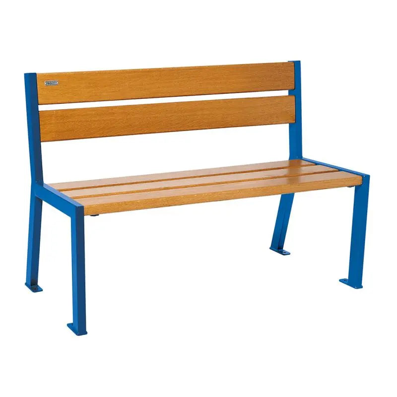 Banc bois et acier Silaos