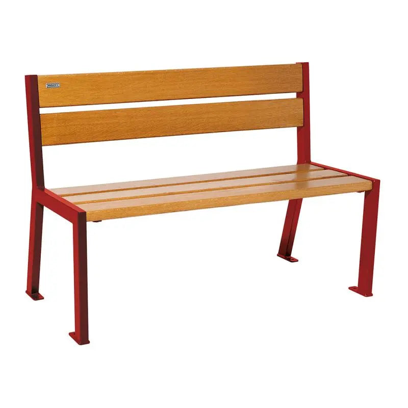 Banc bois et acier Silaos