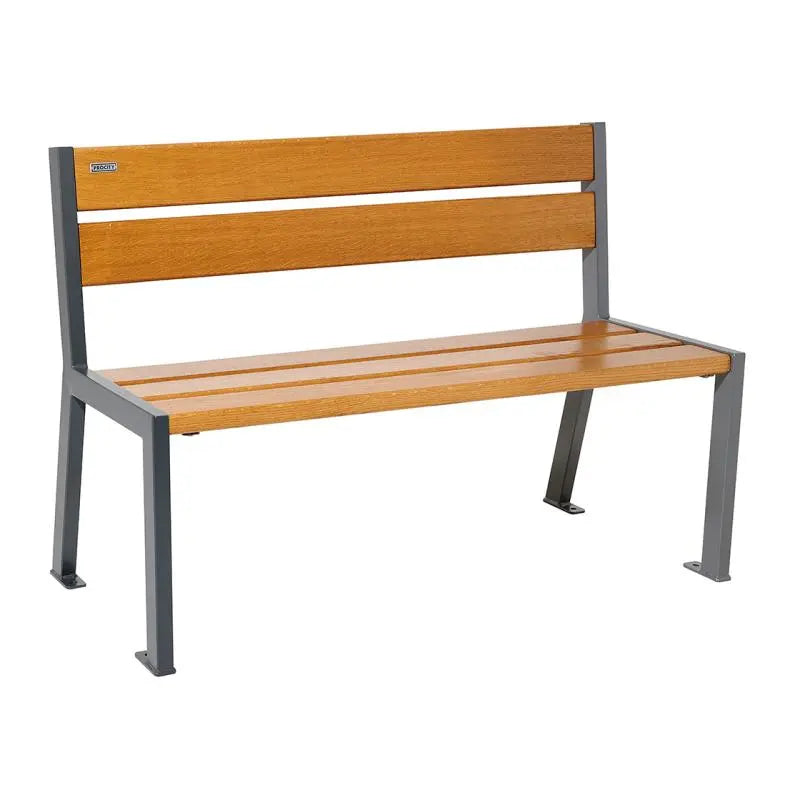 Banc bois et acier Silaos