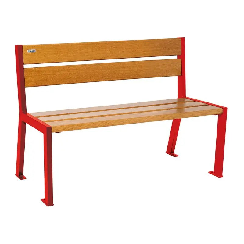 Banc bois et acier Silaos