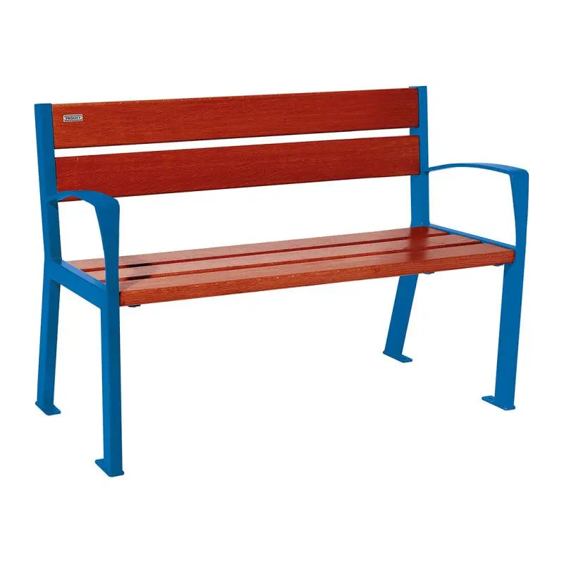 Banc bois et acier Silaos